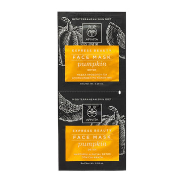 Apivita Express Beauty Μάσκα Προσώπου με Κολοκύθα 16ml